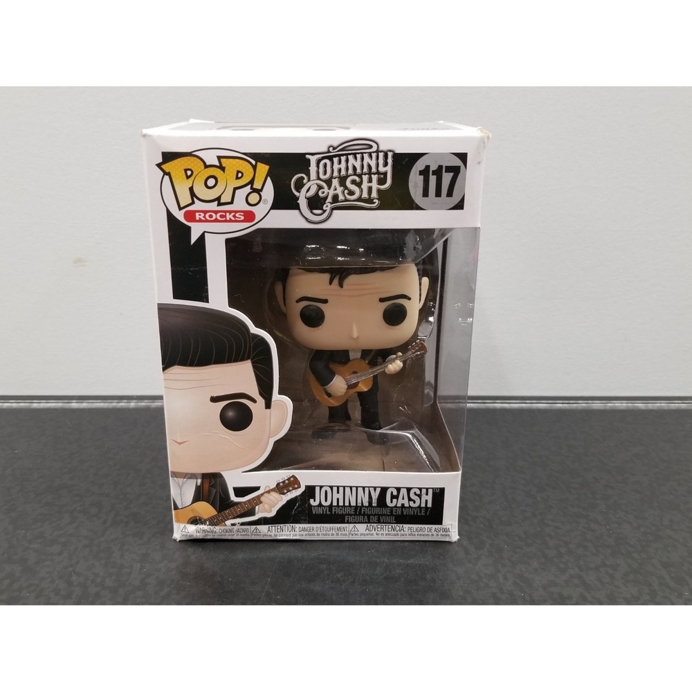 Funko Pop! Rocks - Johnny Cash Folsom Prison #117 Figure Standard ~ NEW ~ Read
